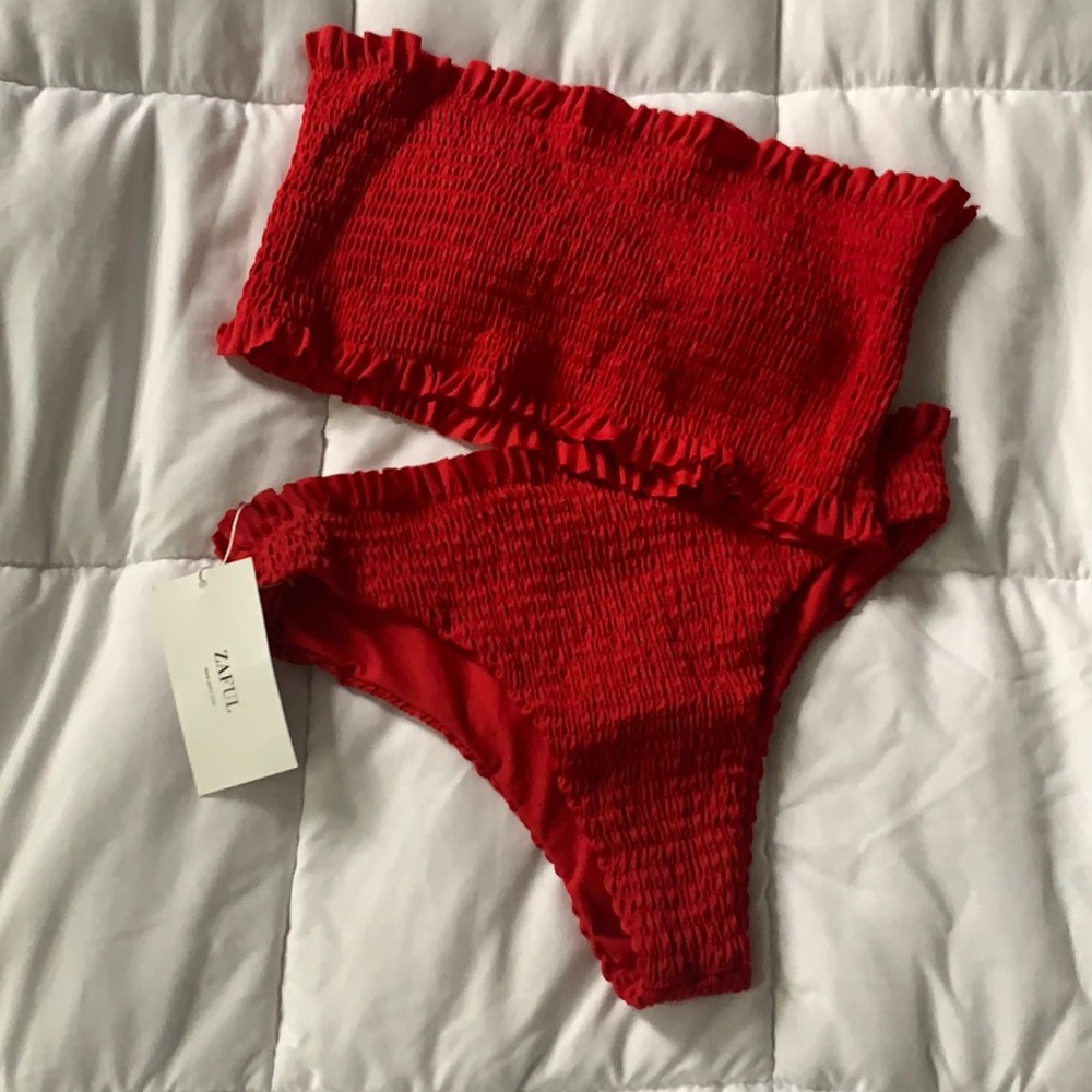 Red bikini